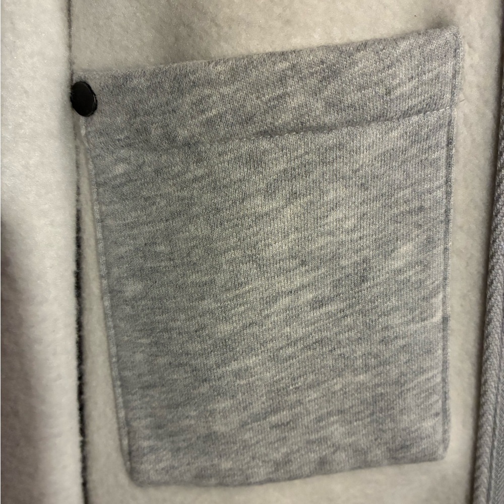 VUORI NWOT “Seaside” Heather Gray Heavyweight Full-Zip Hoodie Organic Cotton S - Picture 9 of 12